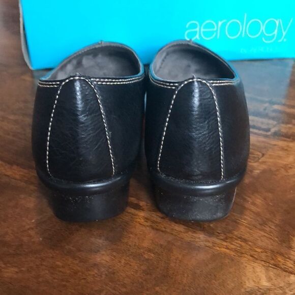 Aerology by Aerosoles “Epitome” Black Loafer Flats-size 7.5 Wide - Picture 5 of 8